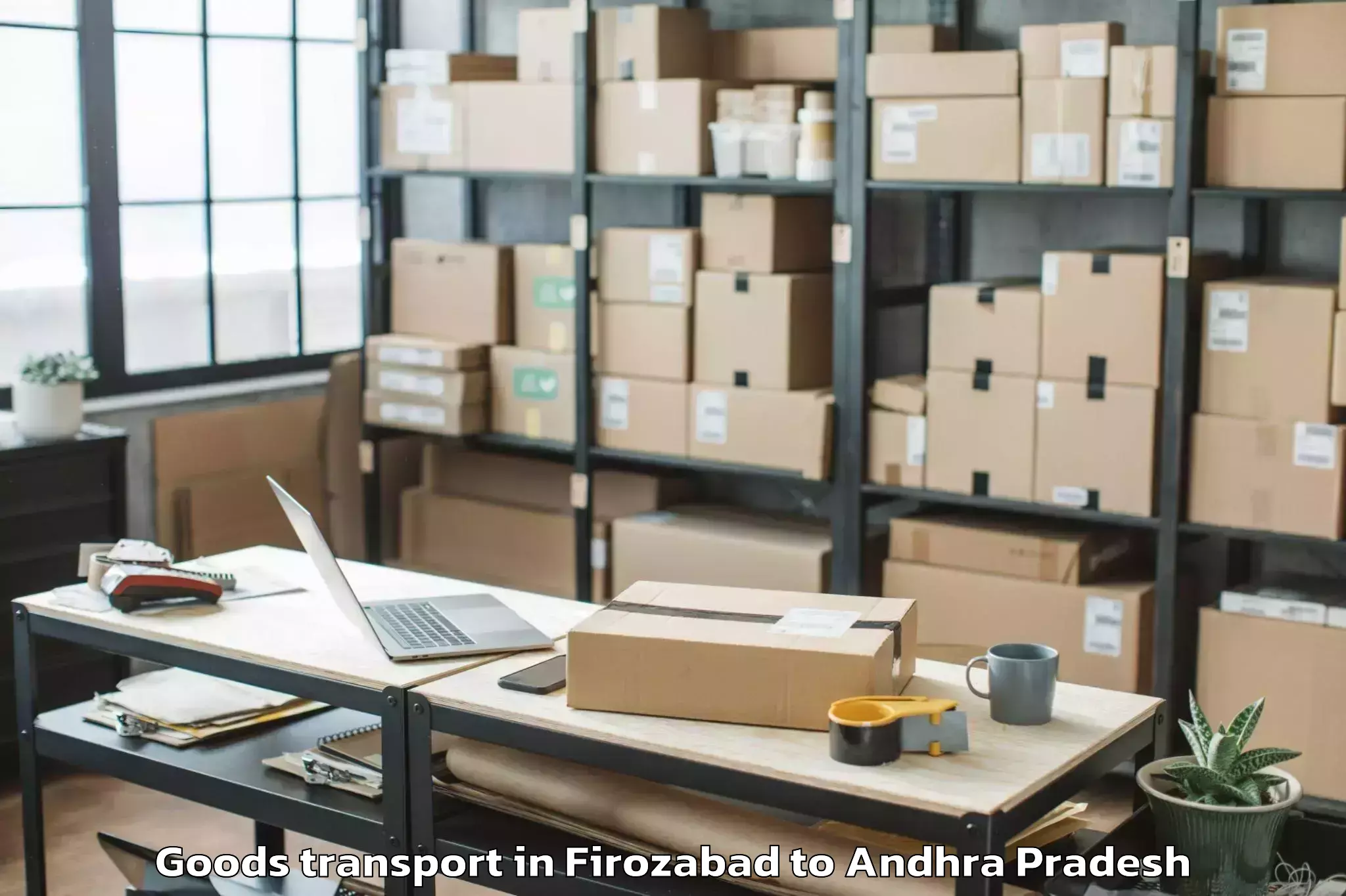 Book Firozabad to Kasimkota Goods Transport Online